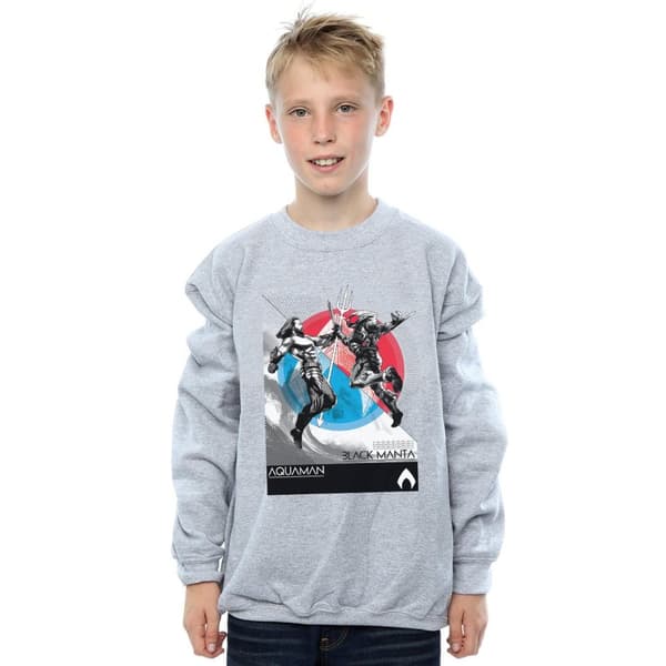 DC Comics Boys Aquaman Vs Black Manta Sweatshirt