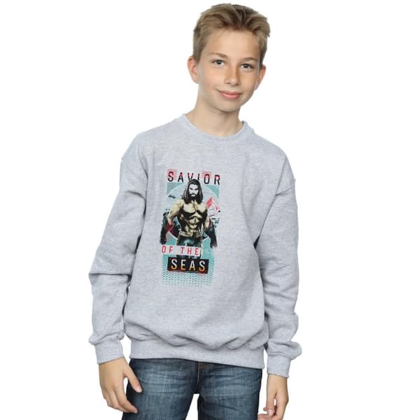 DC Comics Pojkar Aquaman Saviour Of The Seas Sweatshirt