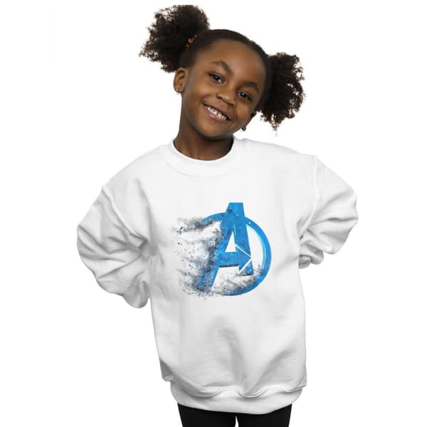 Marvel Girls Avengers Endgame Dusted Logo Sweatshirt