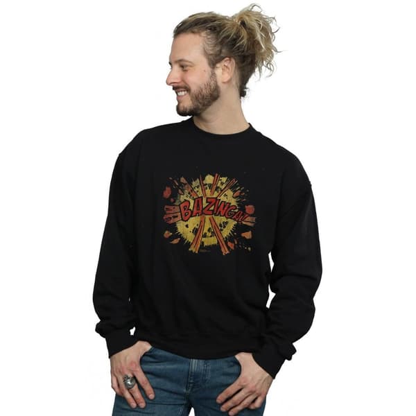 The Big Bang Theory Mens Bazinga Explosion Sweatshirt