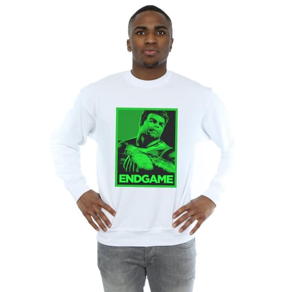 Marvel Mens Avengers Endgame Hulk Poster Sweatshirt
