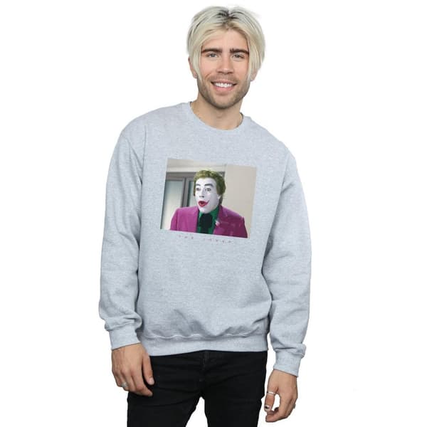 DC Comics Mens Batman TV Series Joker Photograph Sweatshirt