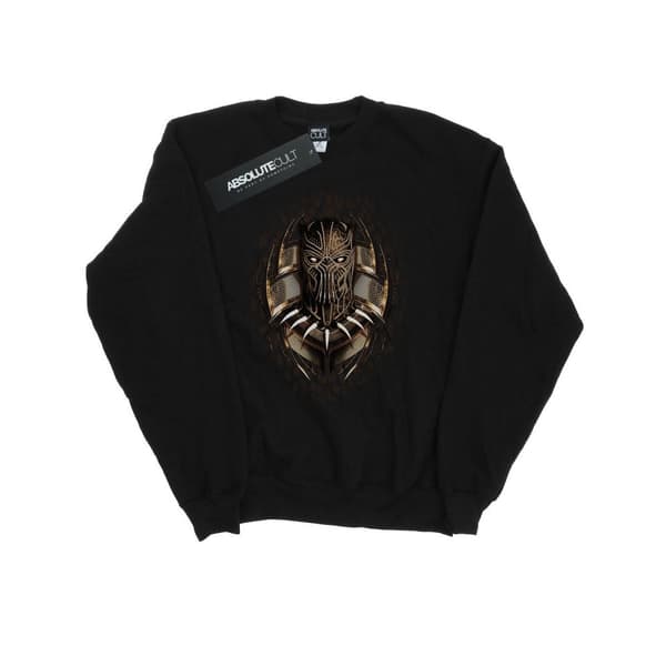 Marvel Mens Black Panther Gold Killmonger Sweatshirt