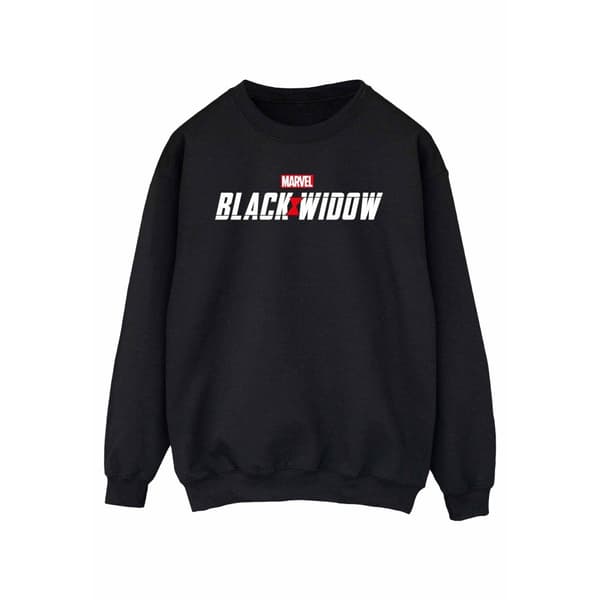 Marvel Sweatshirt med Black Widow-filmlogotyp för herrar