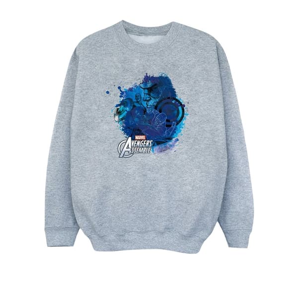 Marvel Girls Captain America Montage Sweatshirt