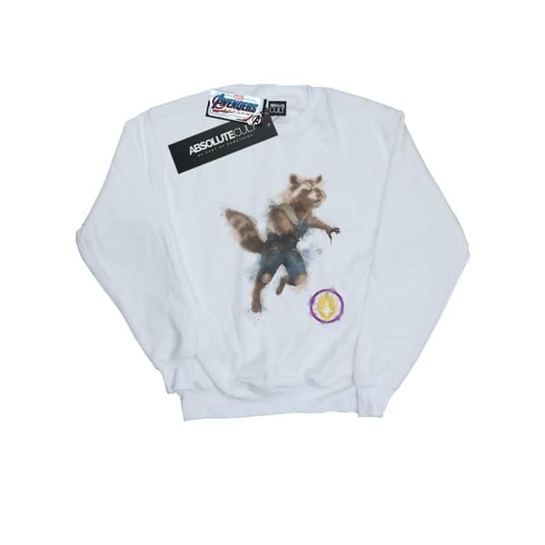 Marvel Avengers Endgame - Sweatshirt med målad raket - dam/dam