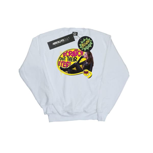 DC Comics Girls Batman TV Series Catwoman Scratch Sweatshirt