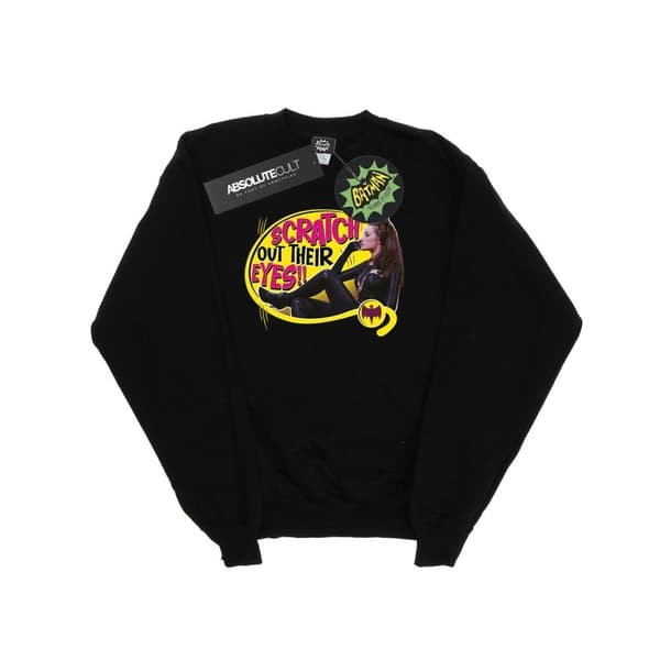 DC Comics Girls Batman TV Series Catwoman Scratch Sweatshirt