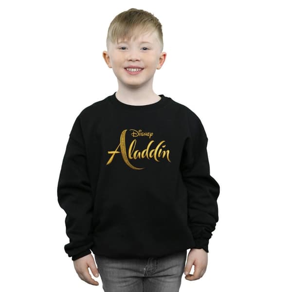 Disney Boys Aladdin Movie Logo Sweatshirt