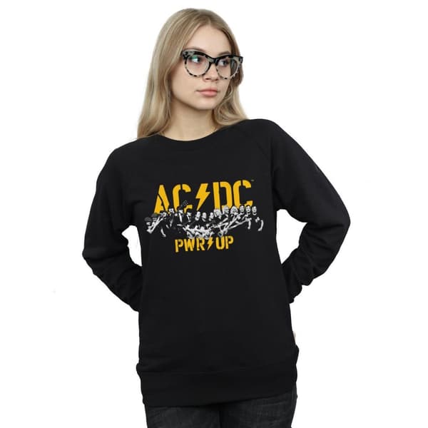 AC/DC PWR UP Portrait Motion - Sweatshirt för kvinnor/damer
