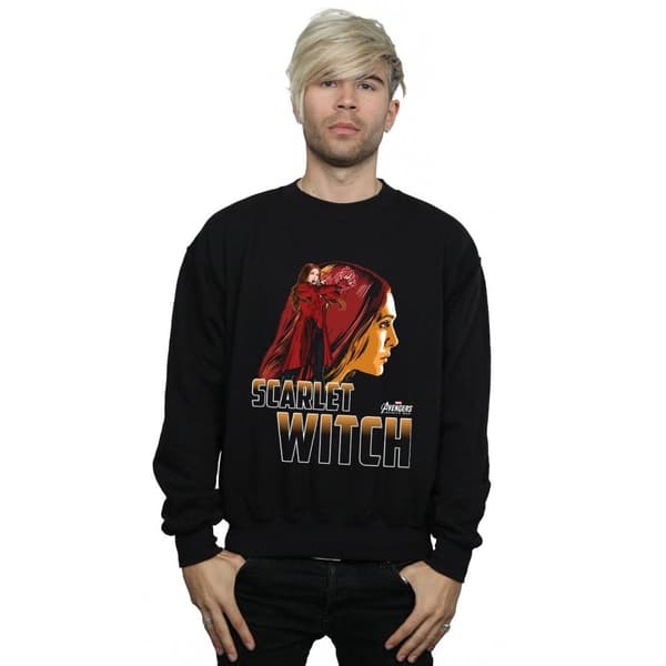 Marvel Mens Avengers Infinity War Scarlet Witch Character Sweatshirt