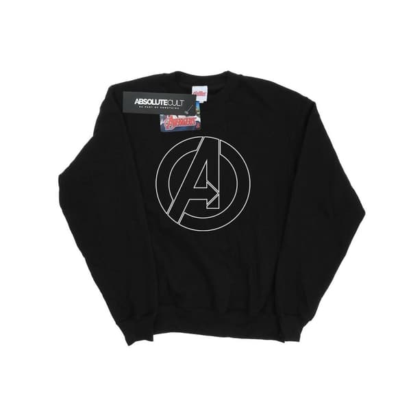 Marvel Avengers Assemble A Logo Outline-tröja för flickor