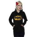 Miniatyrbillede 4 af 5: DC Comics Womens/Ladies Batman Spray Logo Hoodie
