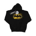 Miniatyrbillede 1 af 5: DC Comics Womens/Ladies Batman Spray Logo Hoodie