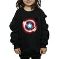Miniatyrbild 3 av 5: Marvel Sweatshirt för flickor Captain America Turntable