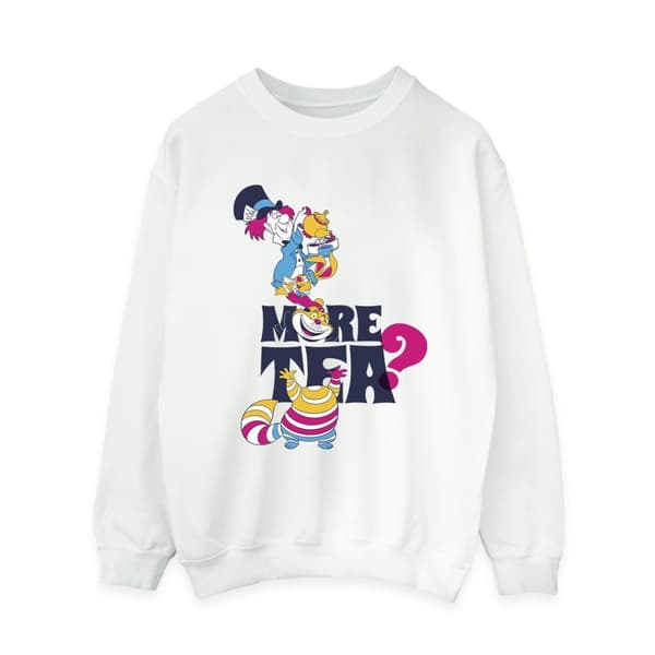 Disney Womens/Ladies Alice In Wonderland More Tea Sweatshirt