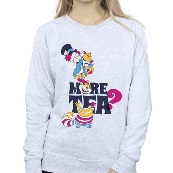 Disney Womens/Ladies Alice In Wonderland More Tea Sweatshirt