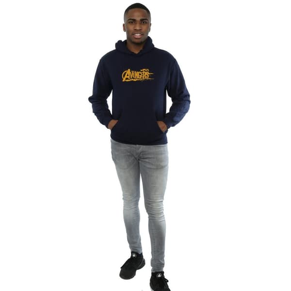 Marvel Herr Avengers Infinity War Orange Logo Hoodie
