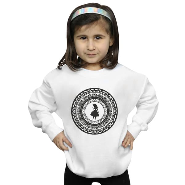 Disney Girls Alice In Wonderland Circle Sweatshirt