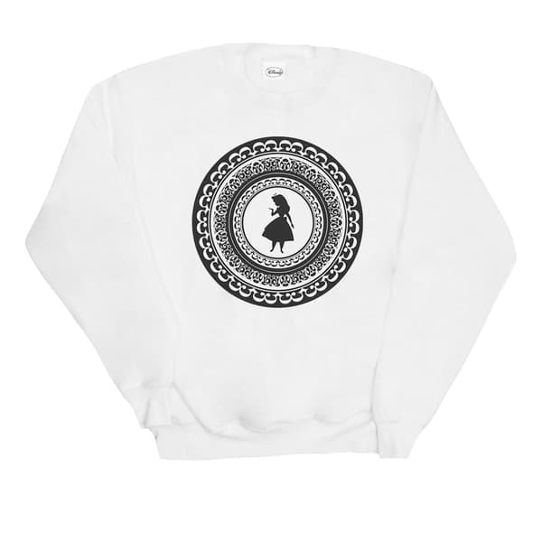 Disney Girls Alice In Wonderland Circle Sweatshirt