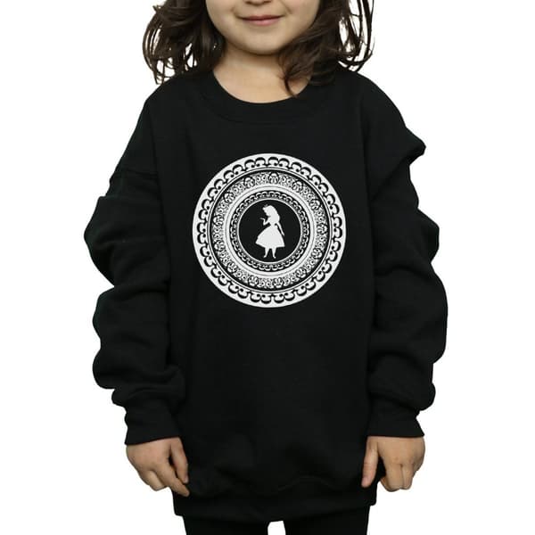 Disney Girls Alice In Wonderland Circle Sweatshirt