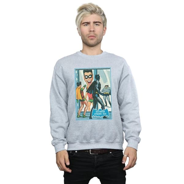 DC Comics Mens Batman TV Series Dynamic Duo Sweatshirt