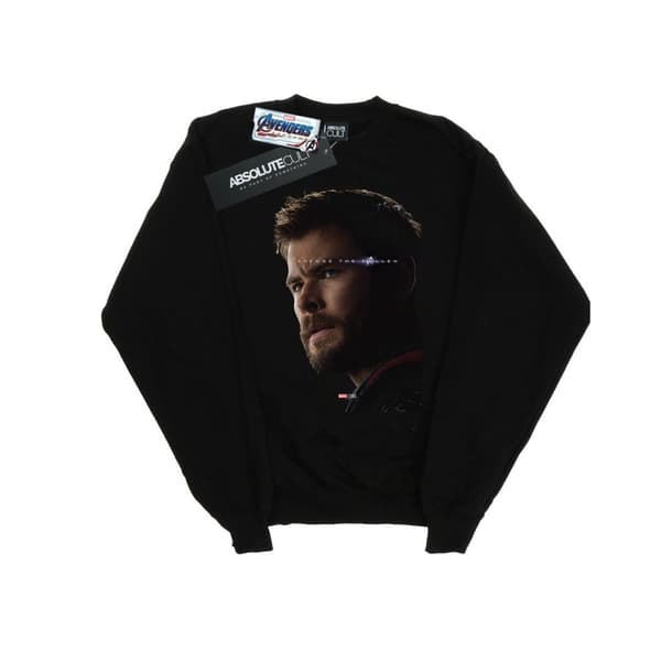 Marvel Girls Avengers Endgame Avenge The Fallen Thor Sweatshirt Black 12-13 Years