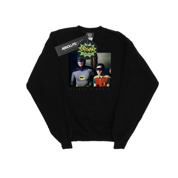 DC Comics Batman TV Series Dynamic Duo Photograph Sweatshirt för herrar