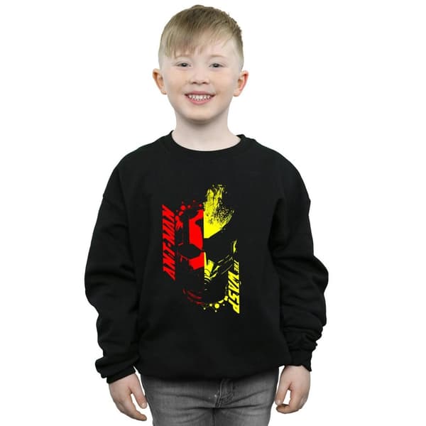 Marvel Boys Ant-Man And The Wasp Split Face Sweatshirt