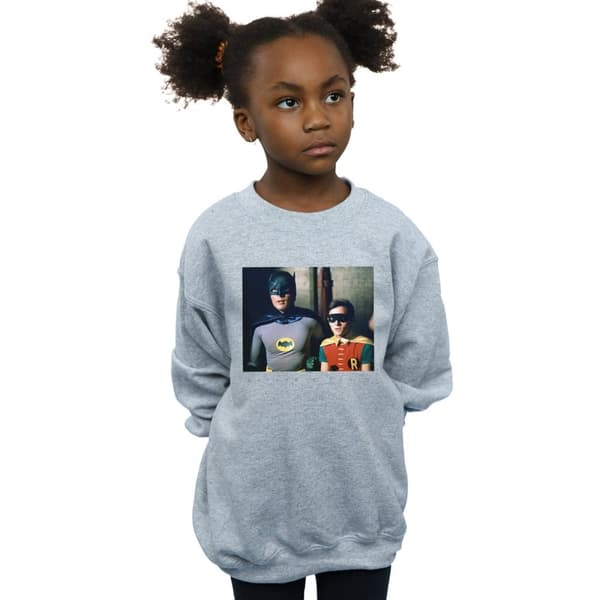 DC Comics Batman TV Series Dynamic Duo Photograph Sweatshirt för flickor
