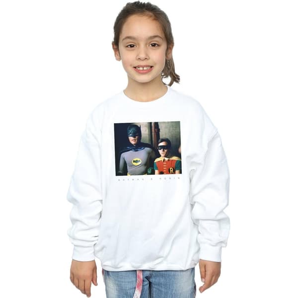DC Comics Batman TV Series Dynamic Duo Photograph Sweatshirt för flickor