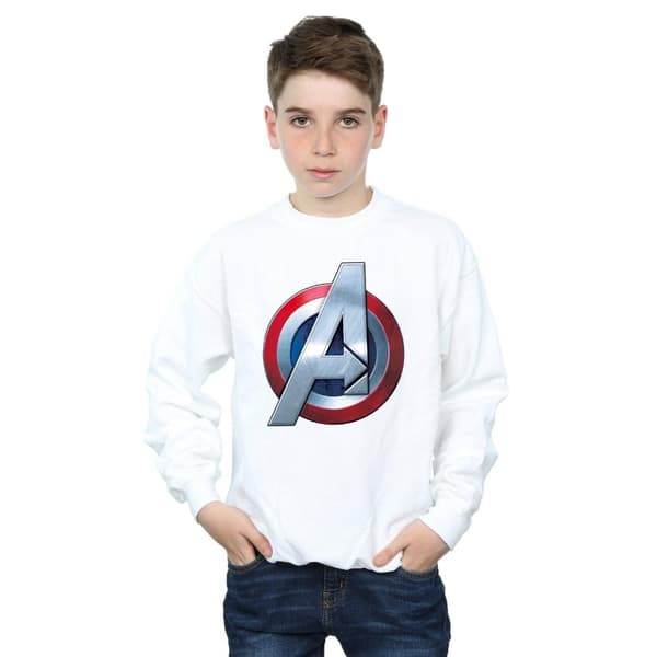 Marvel Boys Avengers 3D Logo Sweatshirt