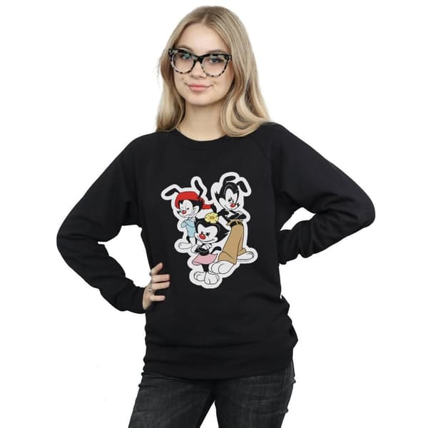 Animaniacs Womens/Ladies Dot Wakko And Yakko Sweatshirt