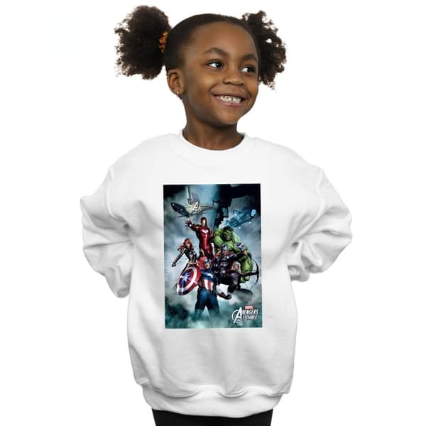 Marvel Girls Avengers Team Montage Sweatshirt