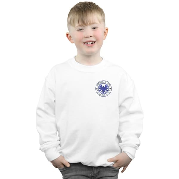 Marvel Boys Agents Of SHIELD Breast Print Sweatshirt