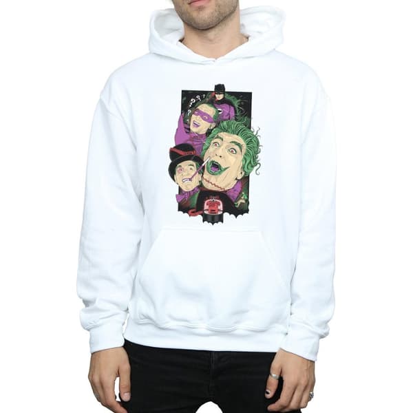 DC Comics Mens Batman TV Series Rogues Gallery Hoodie