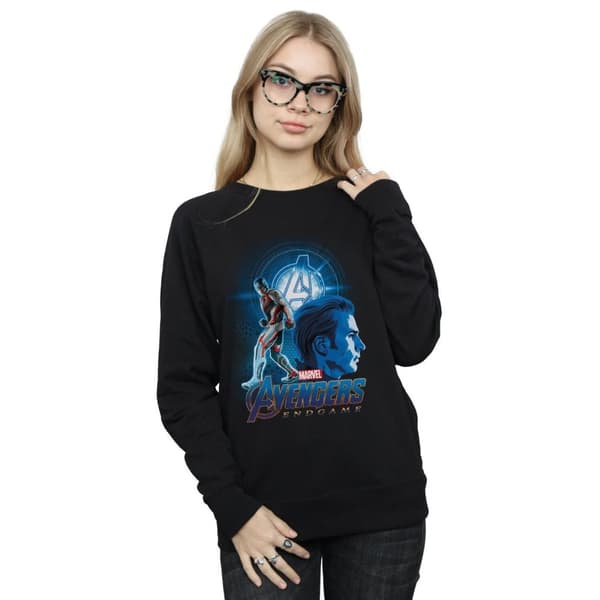 Marvel Dam/Tjej Avengers Endgame Captain America Team Suit Sweatshirt