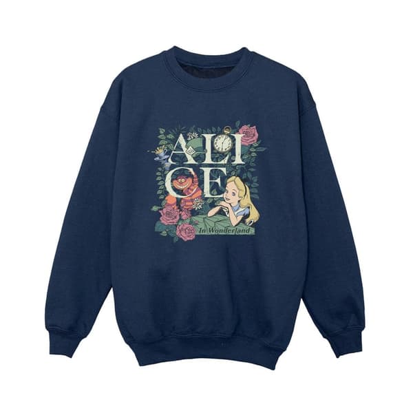Disney Pojkar - Alice i underlandet - lummig trädgård - Sweatshirt