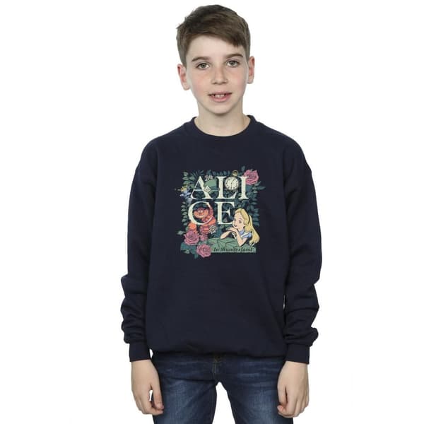 Disney Pojkar - Alice i underlandet - lummig trädgård - Sweatshirt