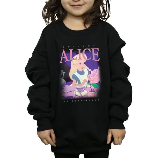 Disney Girls Alice in Wonderland Montage Sweatshirt