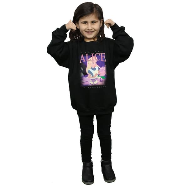 Disney Girls Alice in Wonderland Montage Sweatshirt