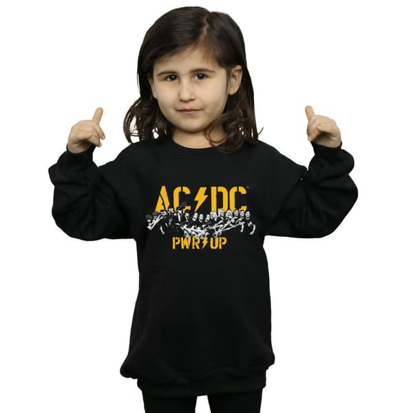 AC/DC Girls PWR UP Portrait Motion Sweatshirt