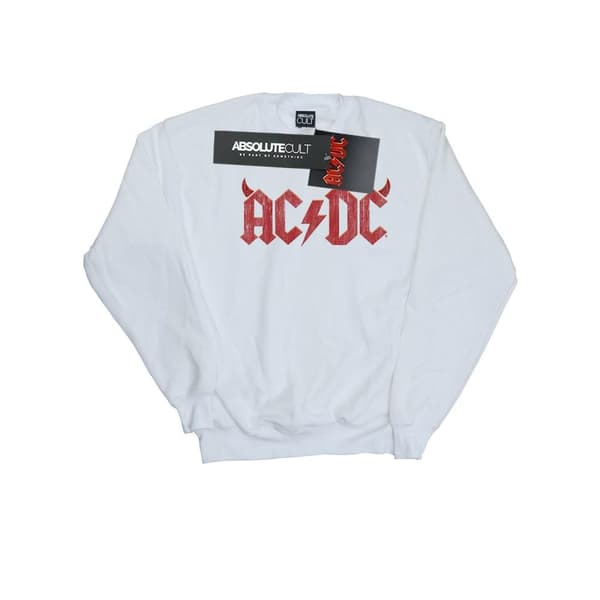 AC/DC Sweatshirt med Horns-logga för damer/kvinnor
