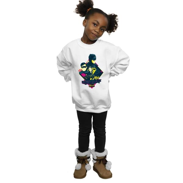 DC Comics Girls Batman TV Series Character Pop Art Sweatshirt