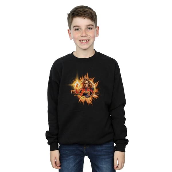 Marvel Boys Avengers Endgame Captain Marvel Blast Sweatshirt