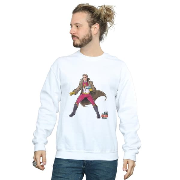 The Big Bang Theory Mens Leonard Superhero Sweatshirt