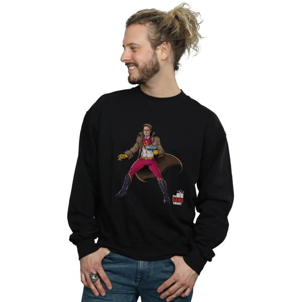 The Big Bang Theory Mens Leonard Superhero Sweatshirt