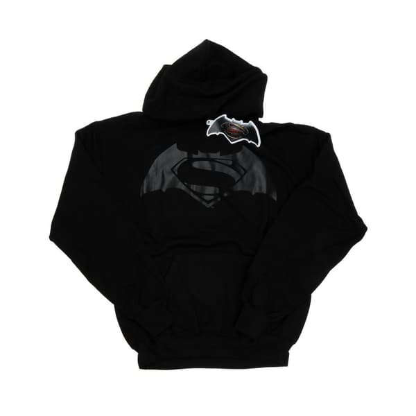 DC Comics Mens Batman v Superman Logo Print Hoodie