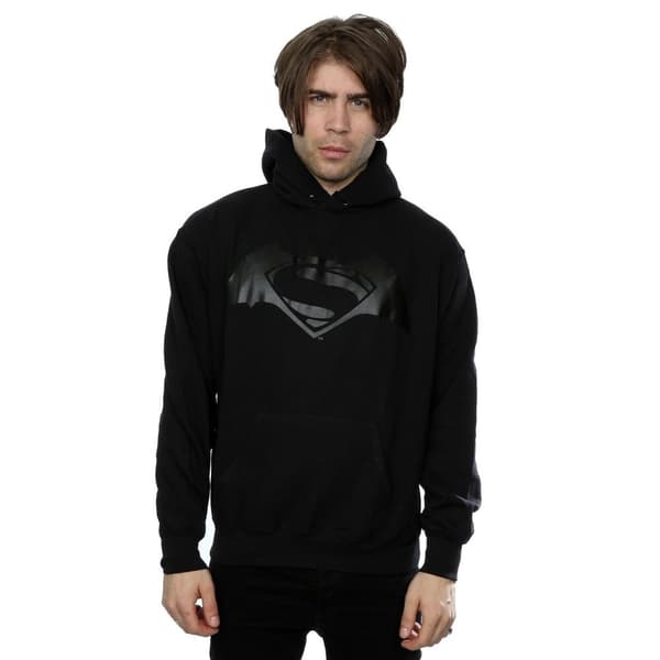 DC Comics Mens Batman v Superman Logo Print Hoodie
