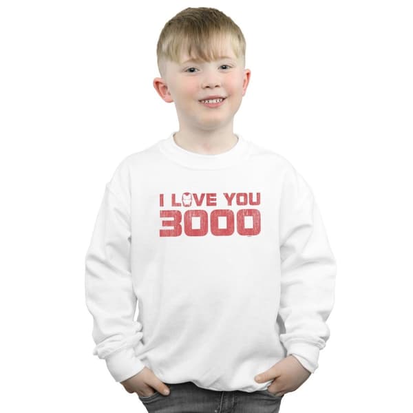 Marvel Pojkar Avengers Endgame I Love You 3000 Distressed Sweatshirt